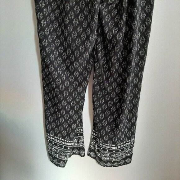 HEI HEI \ Rhodes Anthropologie Sleeveles Crop Jumpsuit Grey & Black Sz S - Picture 12 of 14